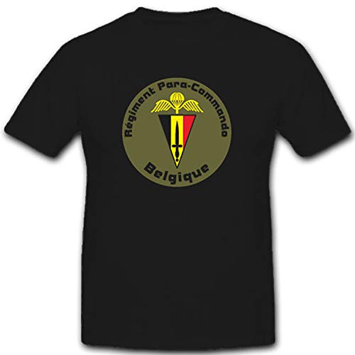 T-shirt para-Commando-Brigade belge parachutiste - 8032 - Noir - X-Large Cover