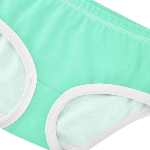 Joisal Girls Underwear Toddlers 2t Cotton Panties Little Girl Fancy Briefs Kids Undies Aquamarine Green4