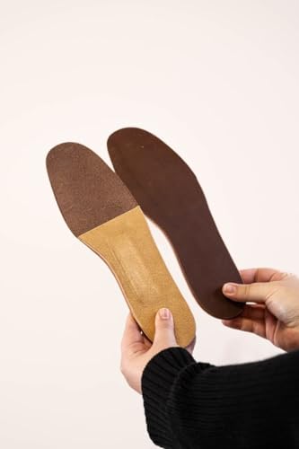 Plantillas de cuero para hombre, talla 12-13.5 USA miniatura 4