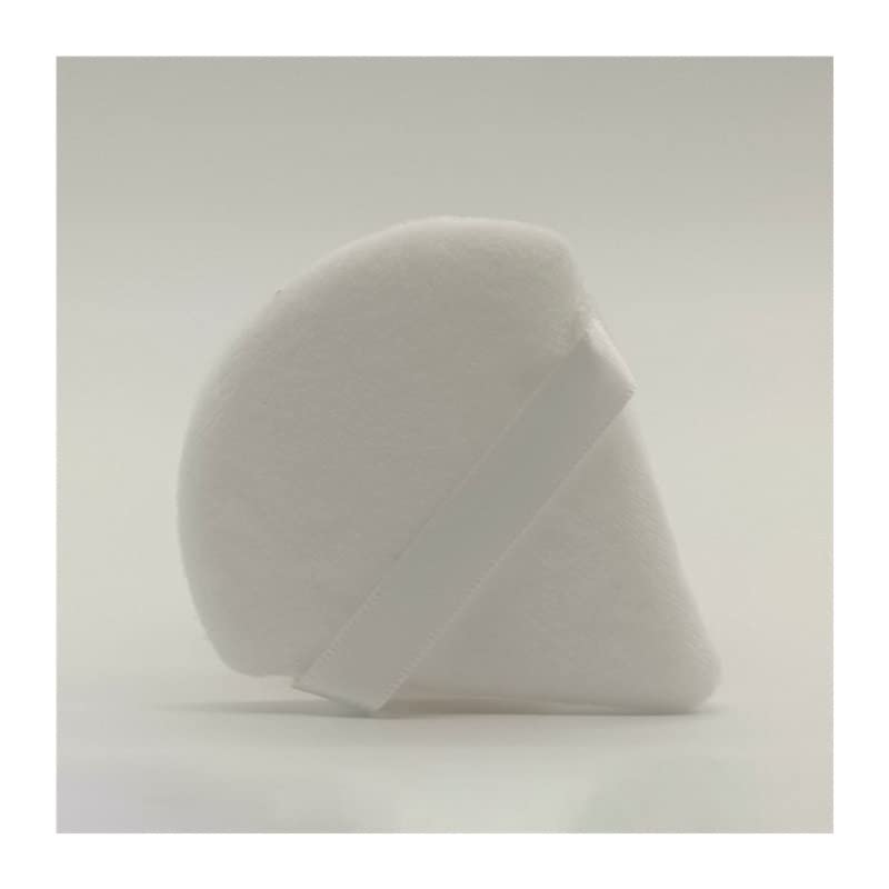 yaoqijie 50 sztuk trójkąt aksamitny puder do pudru mąki do pizzy Mini gąbka do makijażu twarzy kosmetyki zmywalny lekki makijaż puff narzędzia lasting (Color : 50pcs White)