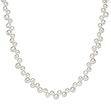 Karabiner und Verlängerungsteil aus rhodiniertem 925er Sterlingsilber