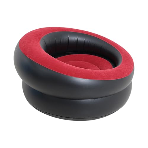 Genérico Silla Hinchable, Sillón Sofá Hinchable, Portátil con Textura Flocado para Exterior e Interior Jardín Terraza Acampada Noche de Películas Dormitorios Sala de Estar Habitación