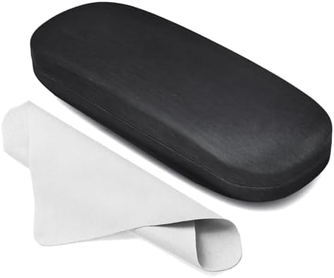 Marvolia Glasses Case Hard Shell - PU Leather Eyeglass Case Eyeglasses Case for Sunglasses Eye Glasses Case
