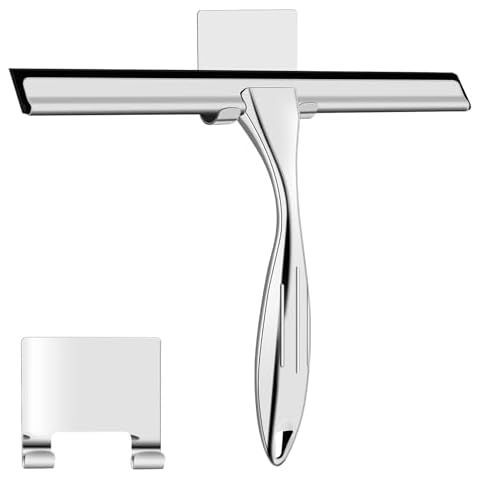 Thboxes Stainless Steel Shower Squeegee Cleaner Cover