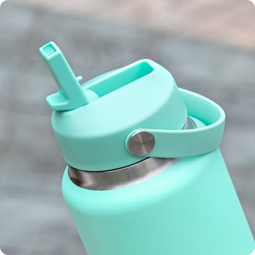 Image of Straw Lid for Yeti Rambler Water Bottle 18 26 36 64 oz, Replacement Lids with Straw for YETI Rambler Bottle, BPA Free Straw Cap