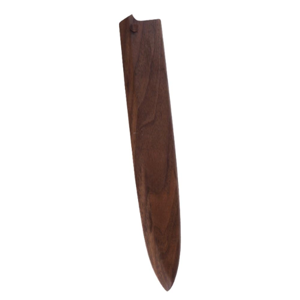 Étui en bois de noyer pour couteau japonais, cadeau de chef idéal