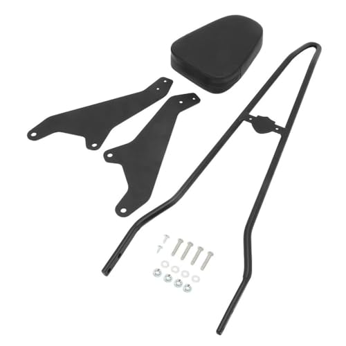 Coussin de dossier moto noir premium design ergonomique pour Bolt XVS950 13-22