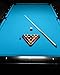 LOCKCUE Pool Table Felt with 6 Pre-Cut Rails, Billiard Cloth, 75% Wool 25% Nylon, 7' 8' 9' Table, Yellow Green Charcoal Tournament Blue Royal Blue Red Burgundy (Tournament Blue, for 8FT Table)
