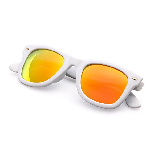 COLOSSEIN Retro Classic Fashion Sunglasses for Women,Rivet Trim Square Frame,FDA Standard UV4003