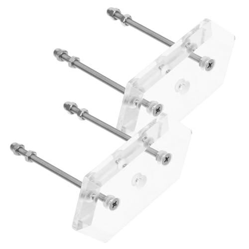 FUNOMOCYA Skateboard Hanger Wall Mount 2 Units Deck Storage for Skateborad Hanger Sturdy Acrylic Space-Saver Easy-to-Set up