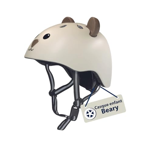 HUDORA Casque pour Enfants Beary - Casque Confortable pour Tout-Petits en XXS/XS - avec Un Adorable...