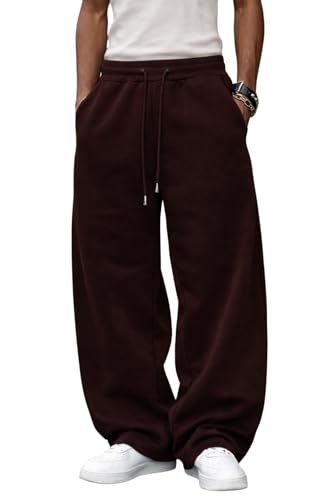 Image of Rockwell Men's Baggy Sweatpants | Cotton Terry Relaxed Fit Joggers for Men | Oversized Streetwear Track Pants | Casual Gym & Everyday Wear| 007