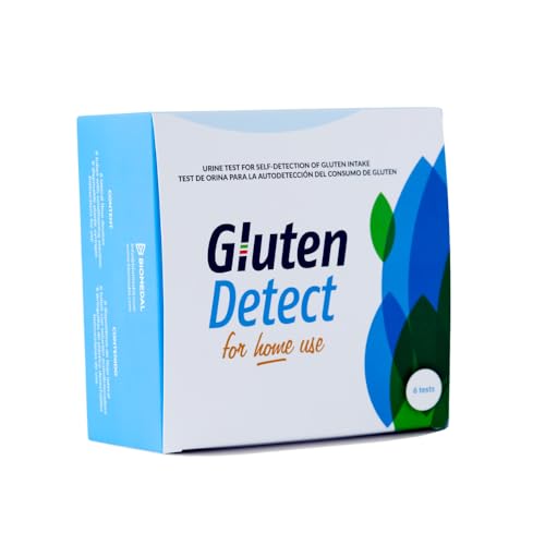 Gluten Detect Kit (6 Tests) - Rapid Home Test for Evaluating Gluten-Free Diet and Accidental Exposure via Urine.