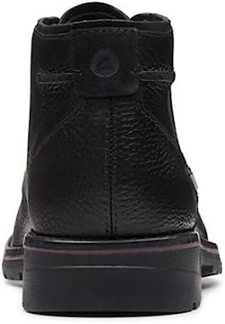 Clarks Men's Morris Peak Waterproof Chukka Boot, Black Tumbled Leather, 11.5 | Image 5