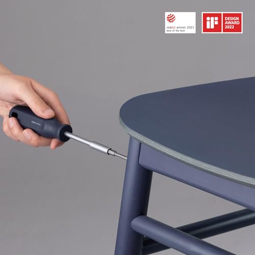 HOTO 16-Piece Home Tool Kit, Basic Hand Tool Set with Storage Box – Includes Screwdriver, Wrench, Hammer, Tape Measure, Plier – Ideal for Household, Garage, Office, Dorm Repairs & DIY Projects