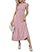 Smocked Dress Women Cottagecore Dress Pink Maxi Dress for Women Pastel Dress XS