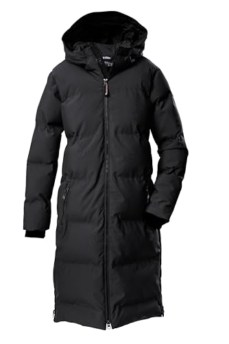 Manteau matelassé fille aspect duvet avec capuche manteau fonctionnel hiver chaud