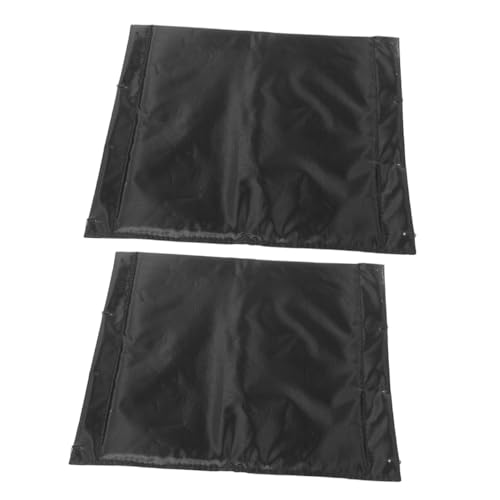 ノーブランド品 2個 車椅子用クッション 厚手オックスフォード生地 透湿性 高耐久性 滑り止め座面パッド 簡単設置 介護用チェアパッド 快適通気性