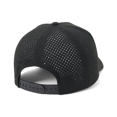 [ニューエラ] newera ゴルフ メッシュキャップ 9FORTY A-Frame 14665543 NER32G0020 ブラック 黒 クロ Laser Perforated ONSPOTZ別注 メンズ レディース 帽子 スナップバック キュウフォーティー aフレーム 940男女兼用ユニセックス 日除けUVケア かっこいい髪型アレンジ 種類 服装 4枚目