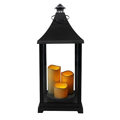 INDA-Exclusiv XXL Stalllaterne Windlicht Laterne Gartenlaterne inkl. 3...