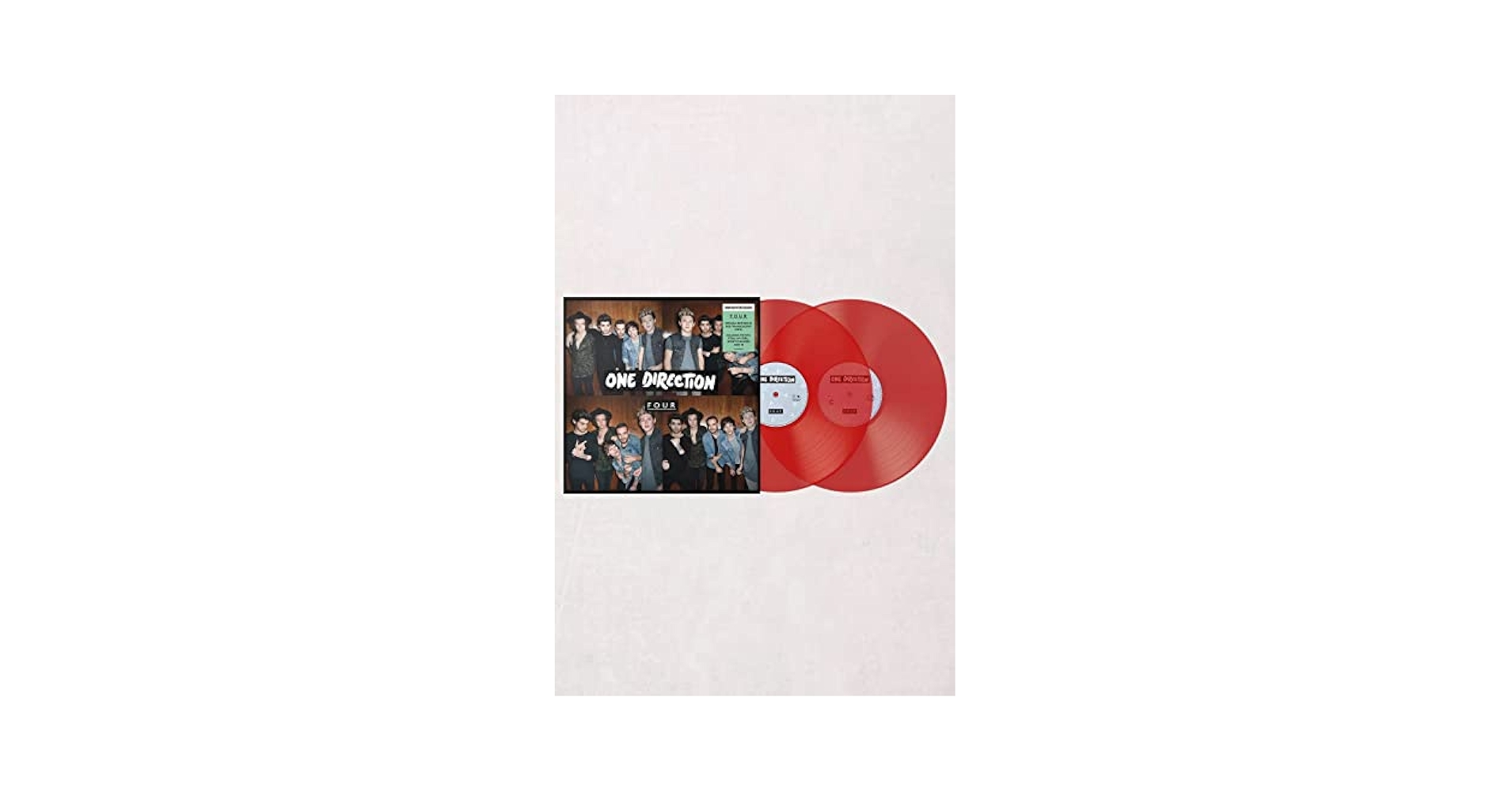 One Direction Four LPレコード One Direction ‎– Four (Deluxe) 2-LP Red Vinyl UO Urban