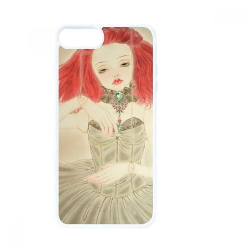 Coque iPhone SE 2 motif poupée chinoise blanche antichoc et élégante