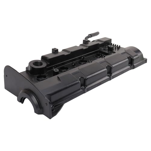 Image of TRQ Valve Cover Compatible with 2004-2006 Hyundai Elantra 2004-2008 Tiburon 2005-2009 Tucson 2004-2009 Kia Spectra Spectra5 2005-2010 Sportage