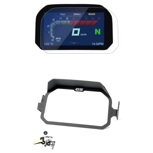 Antivol compteur R1250GS contre le vol et protection écran contre impacts