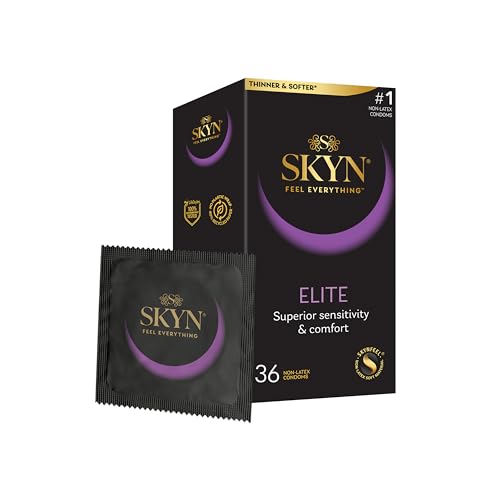 SKYN Preservativi Skynfeel 36 pezzi, Misura Regolare, Ultra Sottili, Senza Lattice