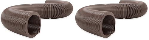 Image of Camco 39621 10' RV Heavy Duty Sewer Hose, Compresses To 16 inch For Storage (Pack of 2)