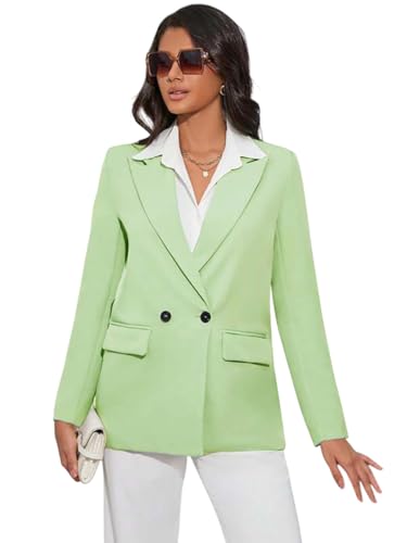 Image of KOTTY Womens Open Front Blazer for Women - Workwear Style Lightweight Blazer for All Seasons