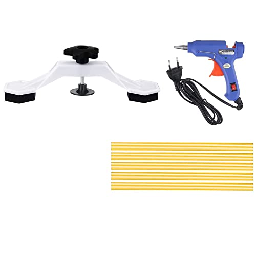 GOJEMA Outils Débosselage Carrosserie,Kit de Réparation de Dent de Carrosserie avec Bâtons de Colle et Pistolet à Colle pour Réparer Bosses Carrosseries et Portes Voiture Ainsi Bosses Réfrigérateur Cover
