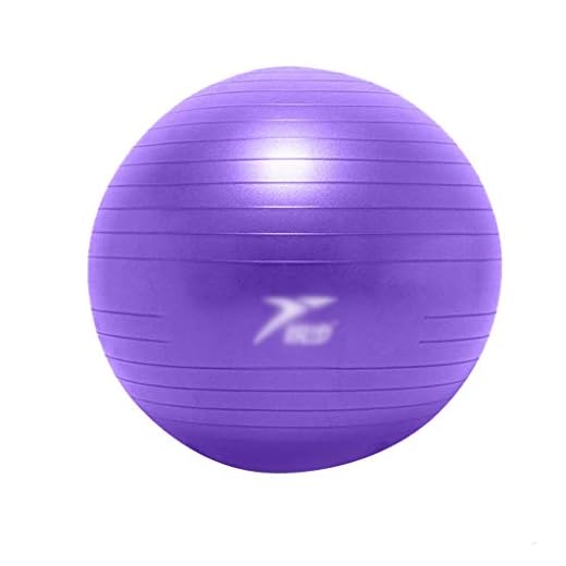 Formande gymboll, yogaboll tjock explosionssäker barn gravid kvinna nybörjare fitness gå ner i vikt bantning balansboll 55-75 cm (färg: Lila, storlek: 55 x 55 cm)