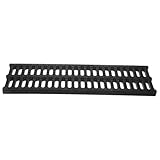 Grille de drainage de : la grille de drainage en plastique a une structure scientifique pour empêcher certains petits objets de pénétrer dans la tranchée, grille de jardin