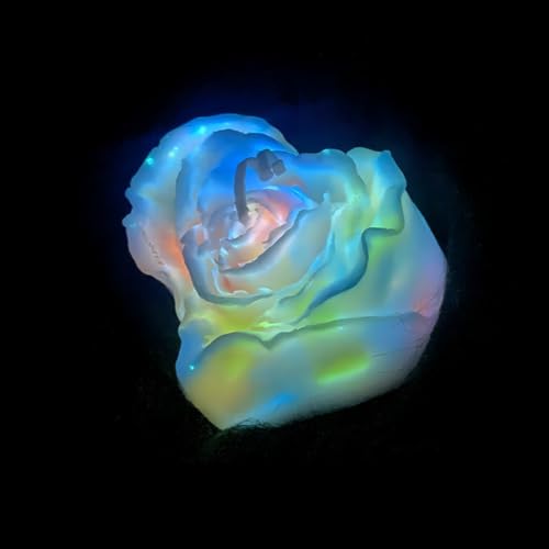 Bougies phosphorescentes pour jeu de cire à basse température, sans danger pour le corps, bougies de soja de massage romantique pour couple adulte (1, cœur)