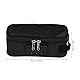 Hztyyier Geruchsdichte Reisetasche mit Schloss, Aktivkohlefilter, Polyester, Schwarz