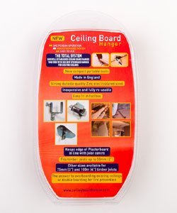 Ceilingboard and Overboard Hanger Combo Set for Installing Lifting and Fixing Plasterboard to Ceilings SINGLEHANDEDLY Best Drywall Lift Tool Clamp and Hinge to Fix Plasterboard to New and Existing Ceilings