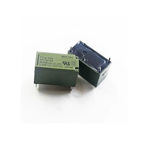 Relé PC1a-24V 24VDC 5A con 4 pines para conmutación estable y segura