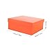 LIFKOME Compact Portable Storage Box Large Hat Box for Wrapping Decorative Accents