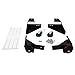 Mobile Base, Adjustable Mobile Base with High Clearance 5Inch Wheels Universal, Heavy Duty, Adjustable Rolling Kit, Floor Dolly Roller for Equipment, Power Tools, Machines 600lbs Capacity