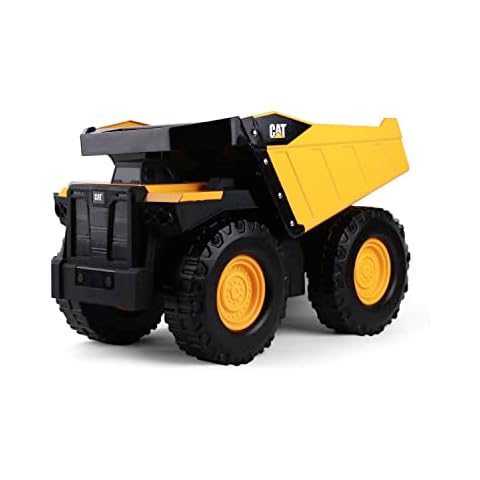 CAT® Construction MIGHTY STEEL DUMP TRUCK, 50cm in length, 31cm in height. Made from heavy duty steel for outdoor play! For ages 3+ Cover