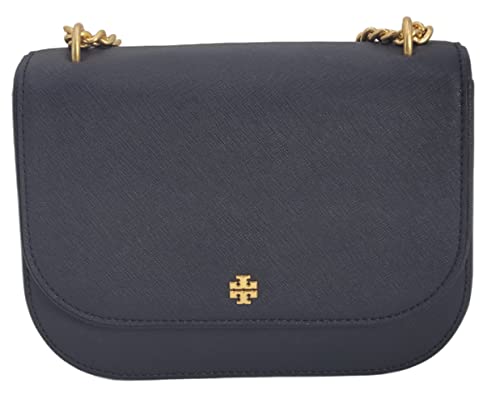 Tory Burch 136092 Emerson Flap Tory Navy Blue With Gold Hardware Women's Shoulder Bag2