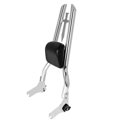 Dossier sissy bar moto Harley Road King coussin de siège arrière amovible touring
