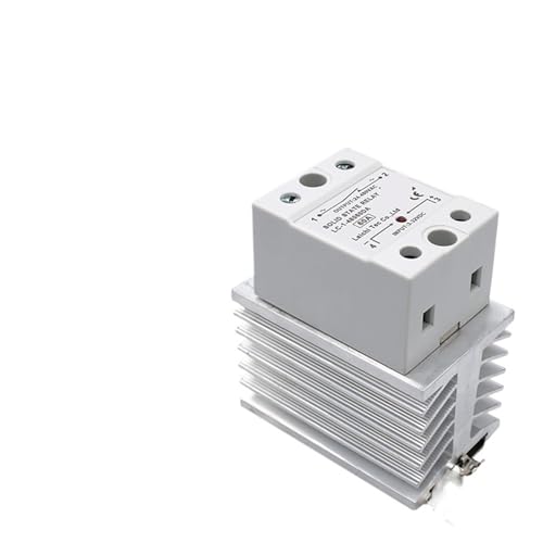 Relé de estado sólido SSR 60A DC a DC con disipador de calor de aluminio