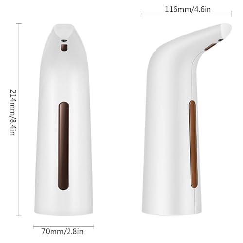 Touchless Automatic Soap Dispenser for Bathroom and Kitchen, Liquid Hand Soap Dispenser, IPX6 Water-Resistant, 14 fl oz by KIAWON - Used condition - Image 5