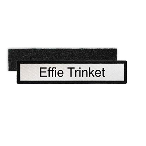 Copytec Patch Effie Trinket Hambre Juegos letal Batalla Humor Fun # 26364