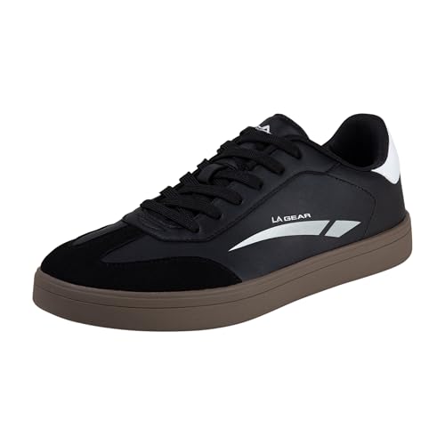 LA Gear Mens Nova Retro Fashion Sneaker by Payless Black 9 Medium