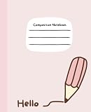 Cute Pencil Composition Notebook