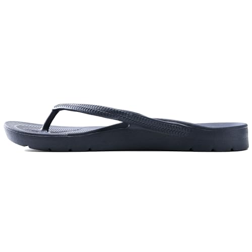 Image of Flip Flops for Women and Men with Arch Support Comfortable Recovery Slide Sandals Slip Resistant Shower Shoes Walking Thong Sandals Lightweight and Soft Footbed Slides Flip Flops