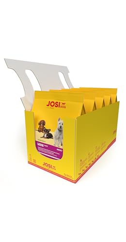 JosiDog Master Mix (5 x 900 g) | Adult | Premium Trockenfutter für ausgewachsene normal aktive Hunde | mit viel Protein & Roter Beete | Powered by JOSERA | Hundefutter | Alleinfutter | 5er Pack